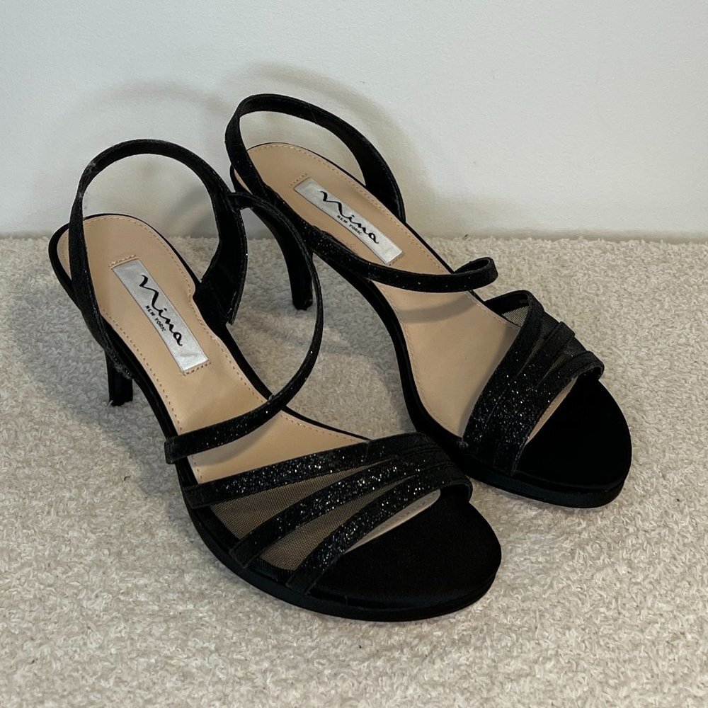 Nina | Nazima Platform Dress Sandals | Black